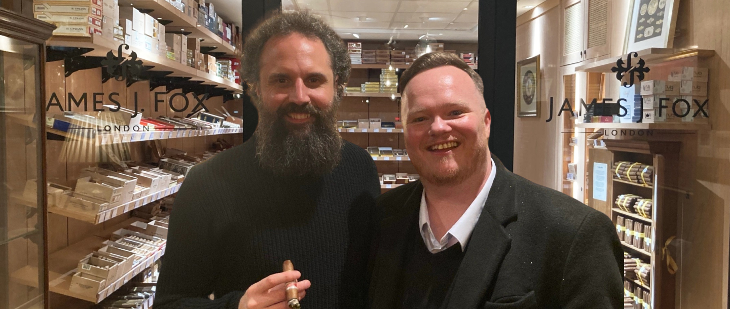 Meeting author Alexander&nbsp;Groom of El Habano Moderno: A Collector’s Guide to Cuban Cigars at James J Fox