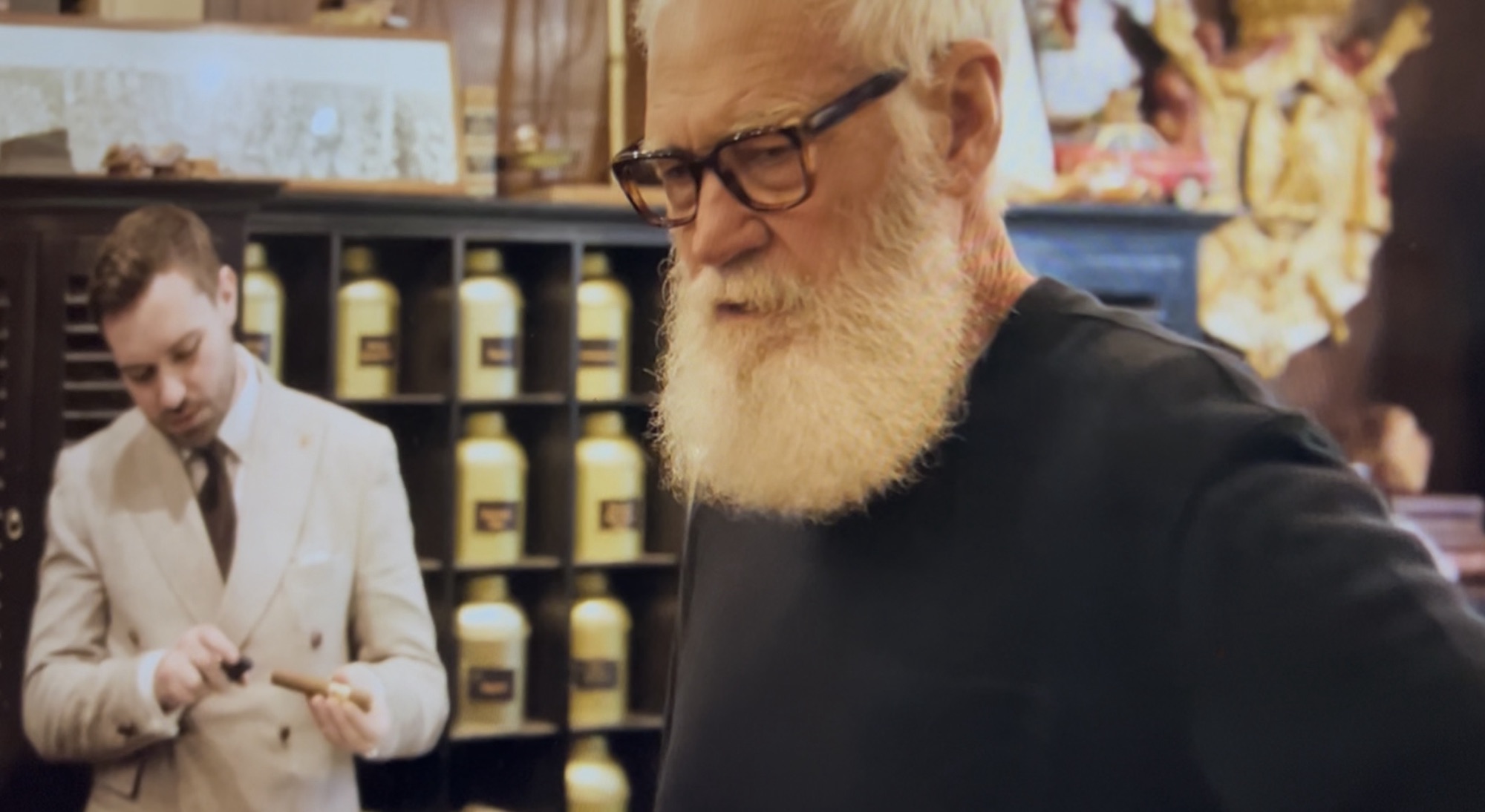 James J Fox cigar shop makes appearance on David Letterman’s Netflix series