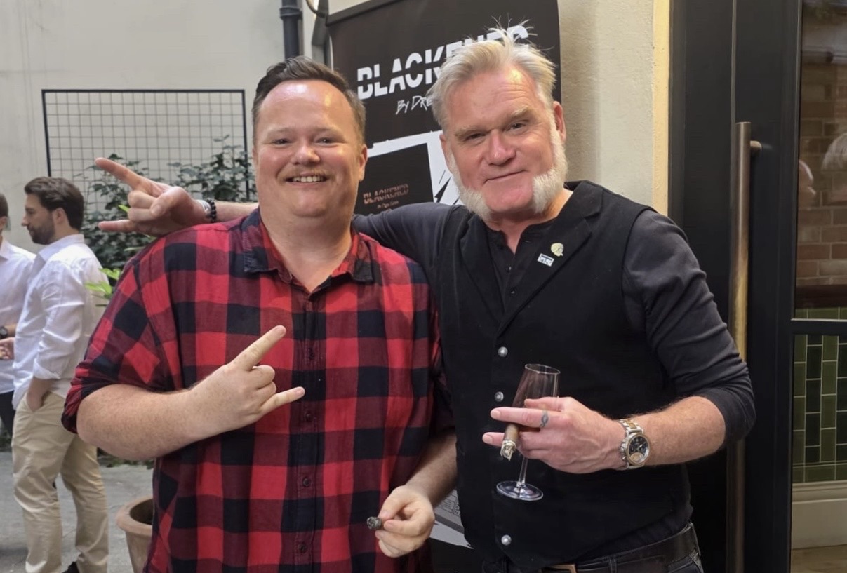 Blackened cigar by Drew Estate in collaboration with Rob Dietrich & Metallica’s James Hetfield
